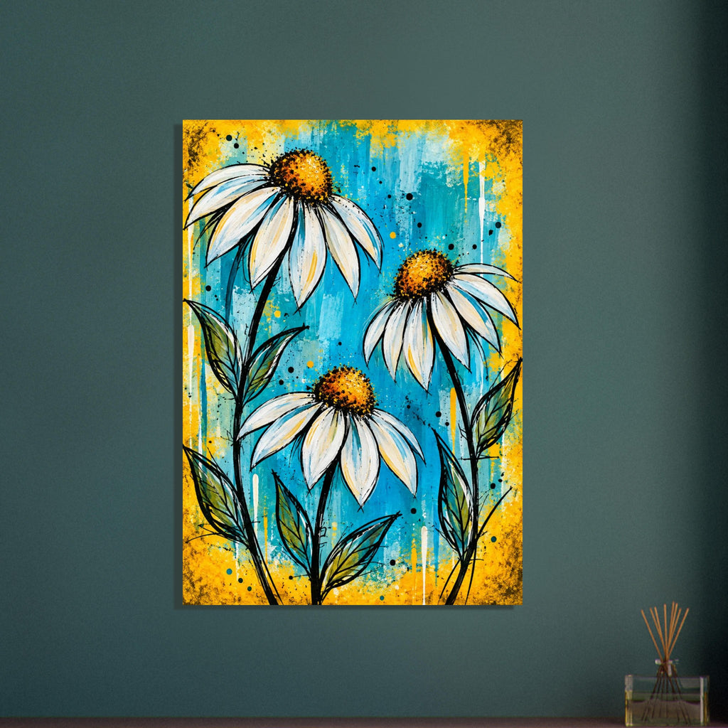 original abstract composition art print for the living room, soft painterly artwork on matte paper