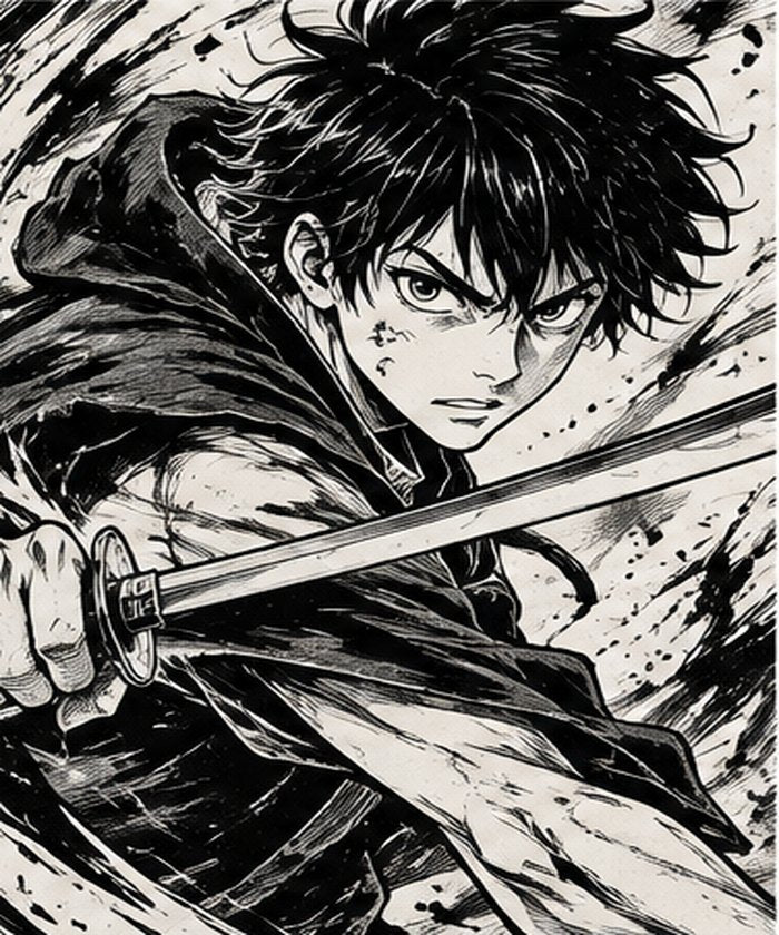 Manga art style