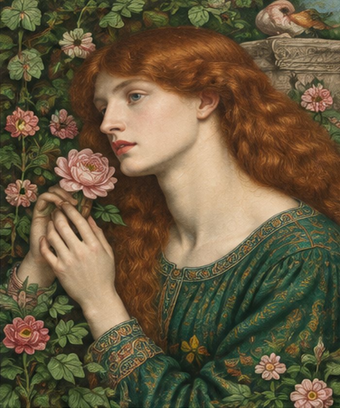 Pre-Raphaelite art style