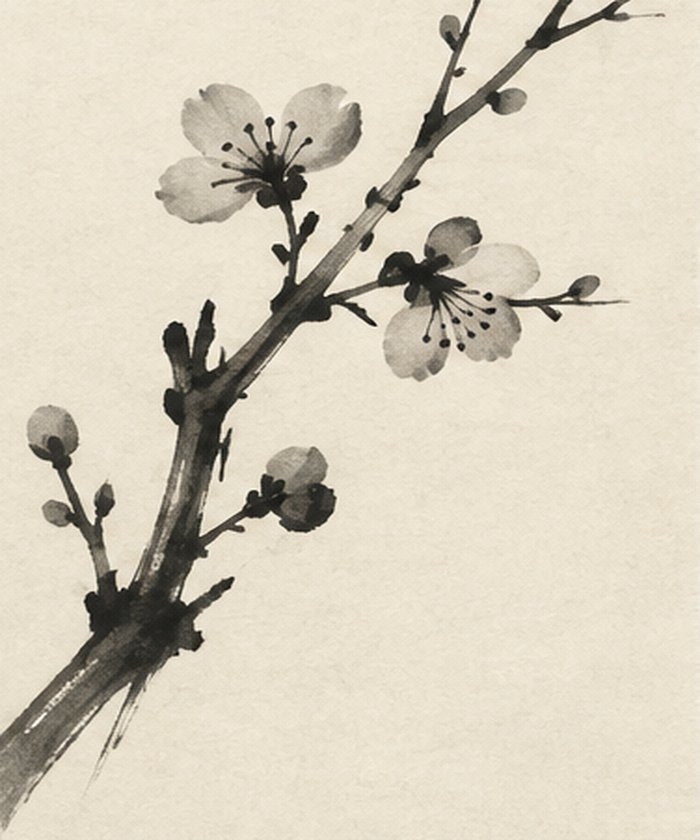 Sumi-e art style