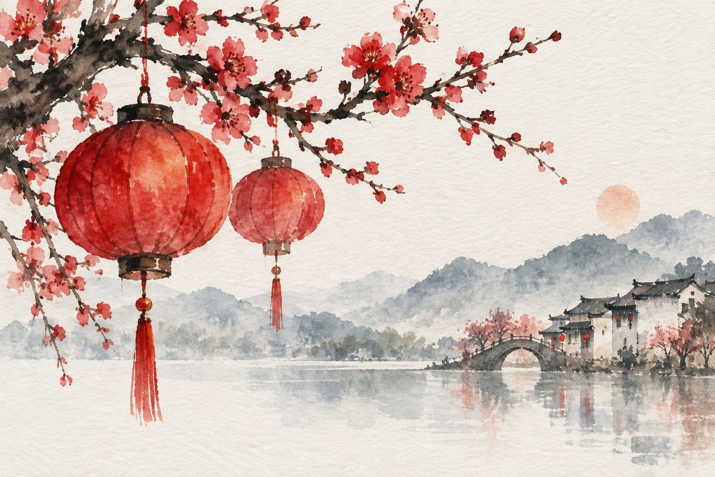 Lunar new year art prints