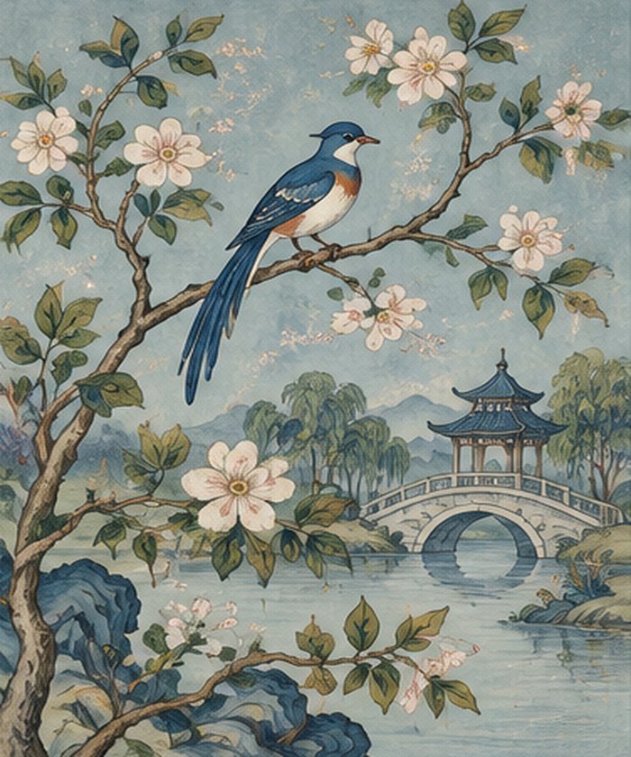 Chinoiserie art style