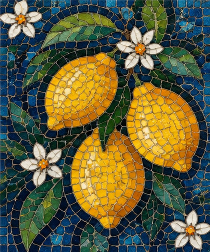 Mosaic art style