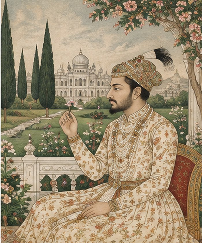 Mughal miniature art style